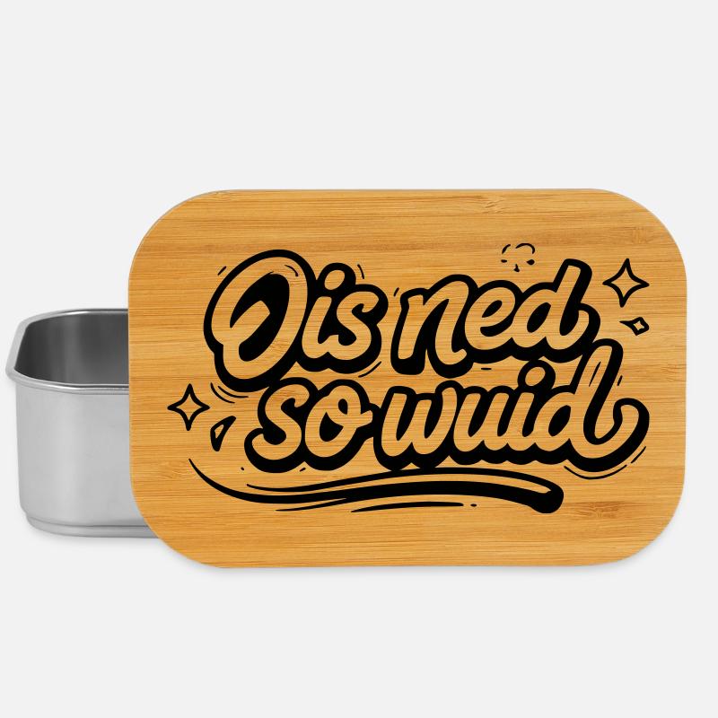 Ois ned so Wuid - Lunch Box - silver