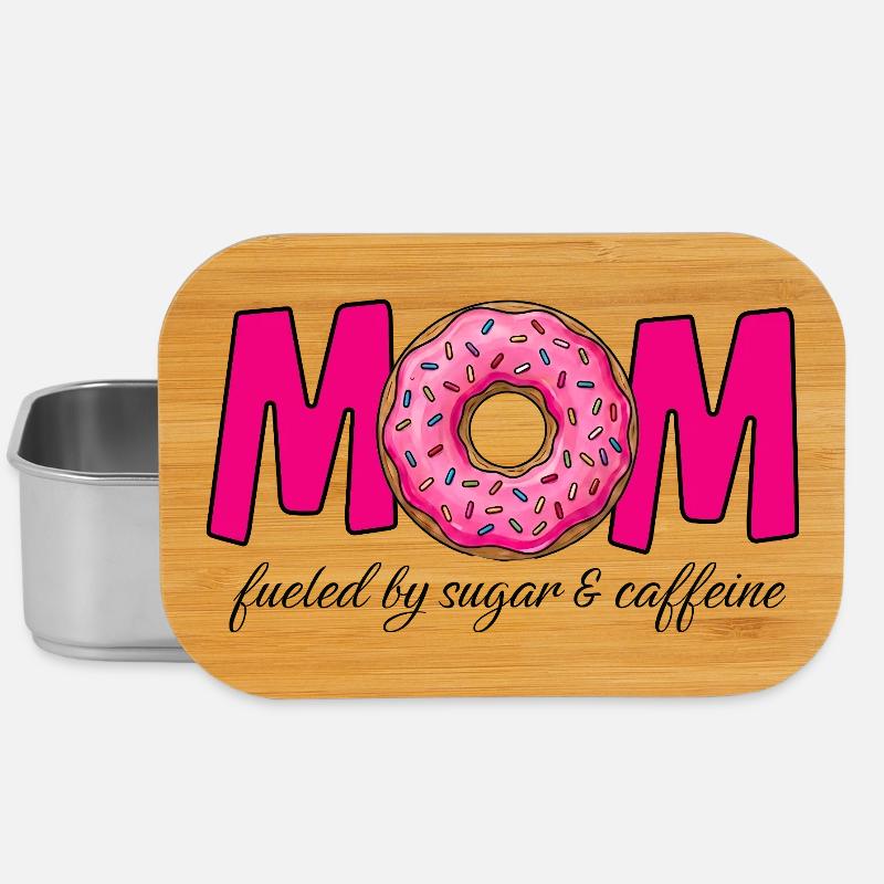 Mom fueled by sugar & caffeine - Lunch Box - Silber