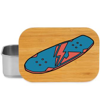 Skateboard Deck Urban Street - Lunch Box - silver - Front