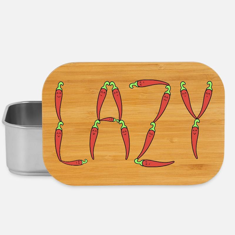 Chili pepper lazy - Lunch Box - silver