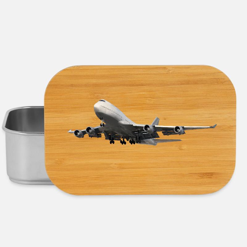 Passagierflugzeug - Lunch Box - Silber
