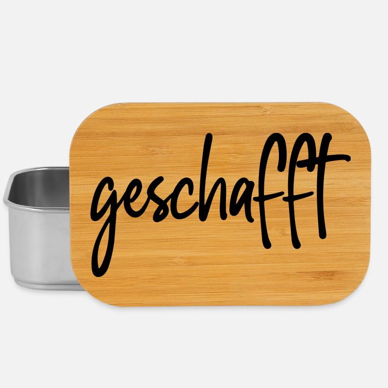geschafft - Lunch Box - Silber