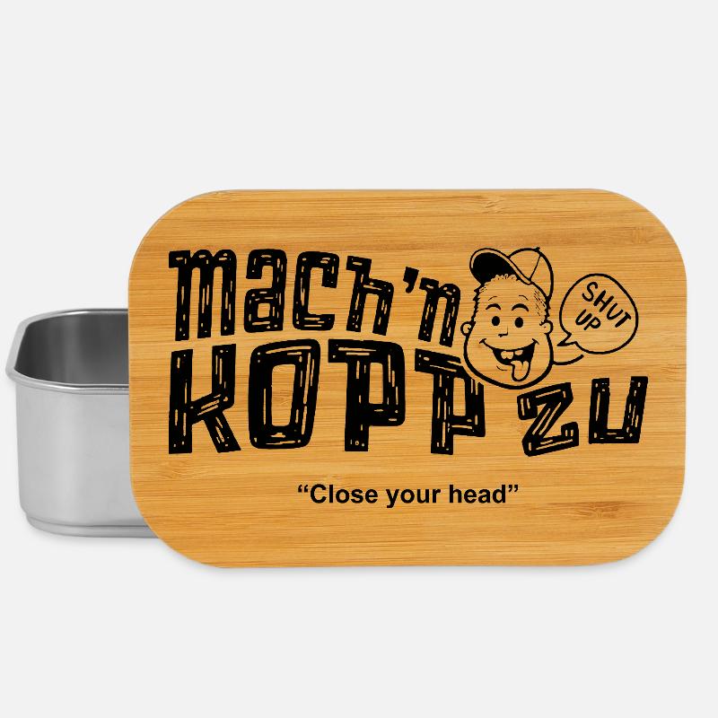 machn Kopp zu  - Lunch Box - Silber