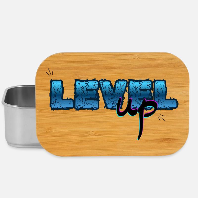 Level Up, Birthday - Lunch Box - silver