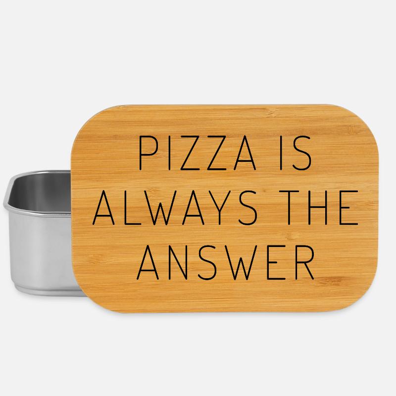 Pizza Answer - Lunch Box - Silber