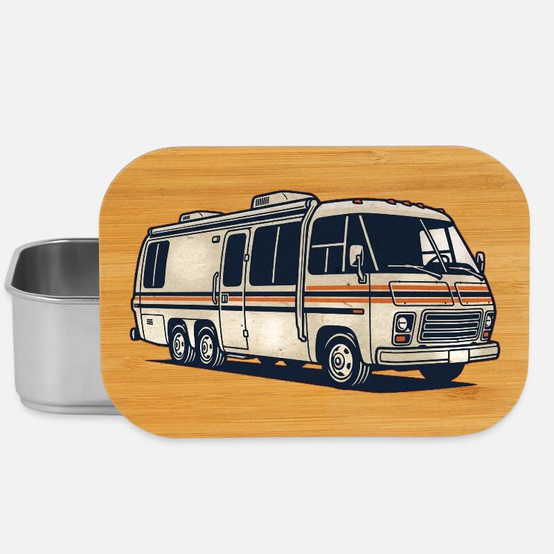 Mein Zuhause hat Räder - Lunch Box - Silber