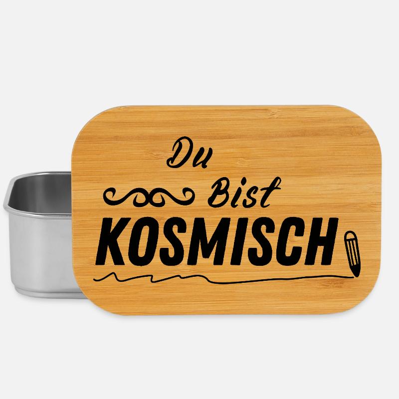 KOSMISCH – Spirituelles Geschenk Mode - Lunch Box - Silber