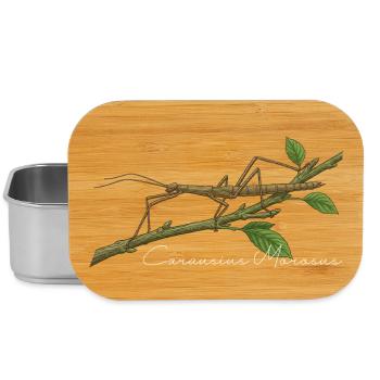 Indische Stabschrecke Carausius morosus - Lunch Box - Silber - Vorne