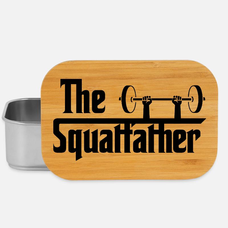 Le Squatfather noir - Boîte à goûter - argent