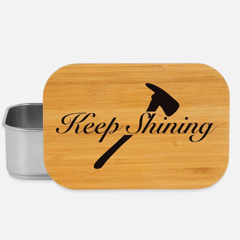 Keep Shining  - Lunch Box - Silber