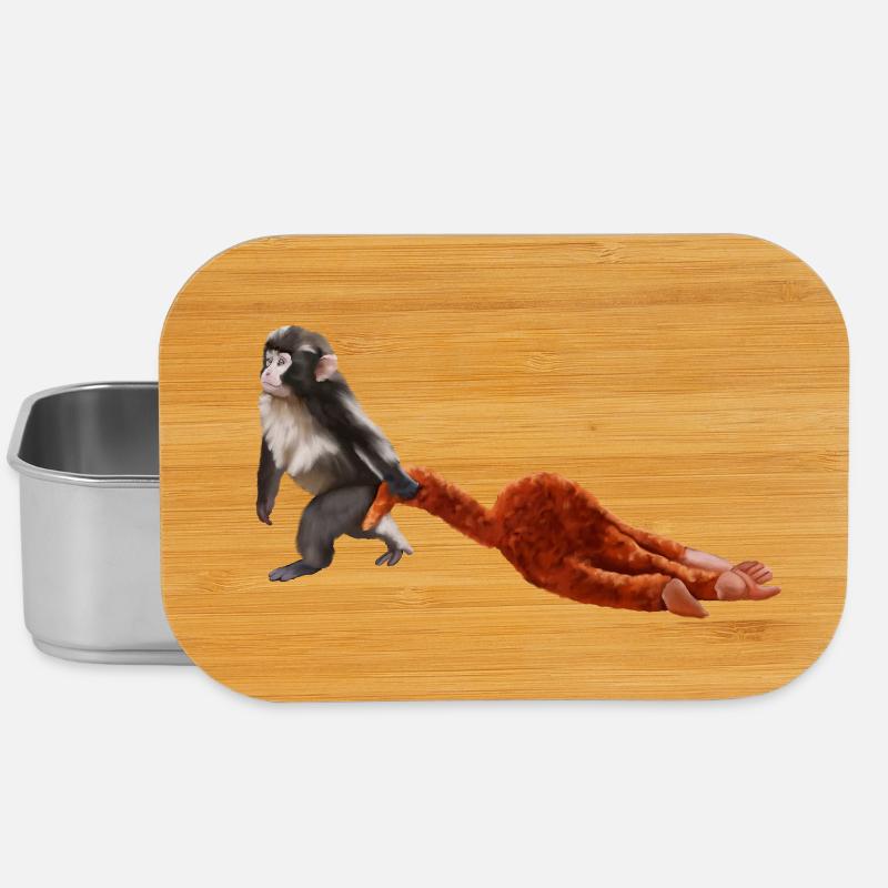 Punch - das kleine Äffchen - Lunch Box - Silber