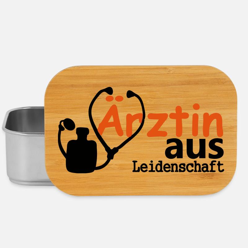 Ärztin aus Leidenschaft Geschenk - Lunch Box - Silber