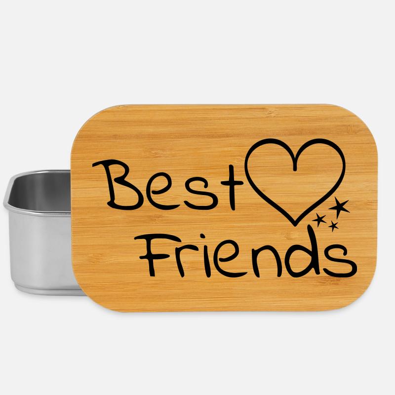 Best friends - Lunch Box - silver