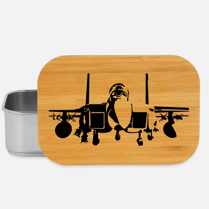 F-15 - Lunch Box - Silber