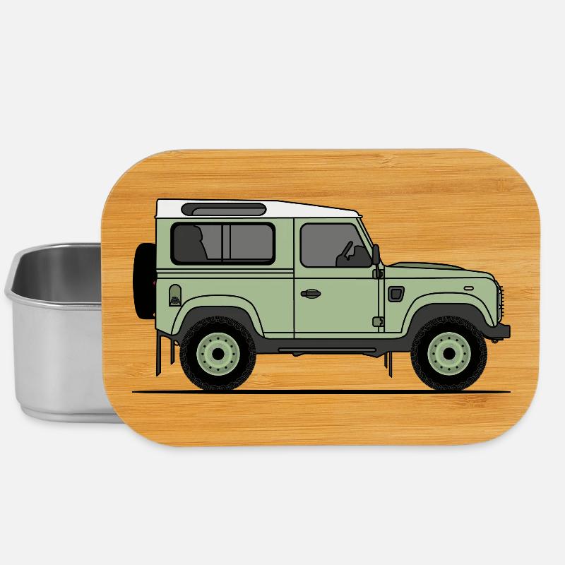 Defender 90 - Boîte à goûter - argent