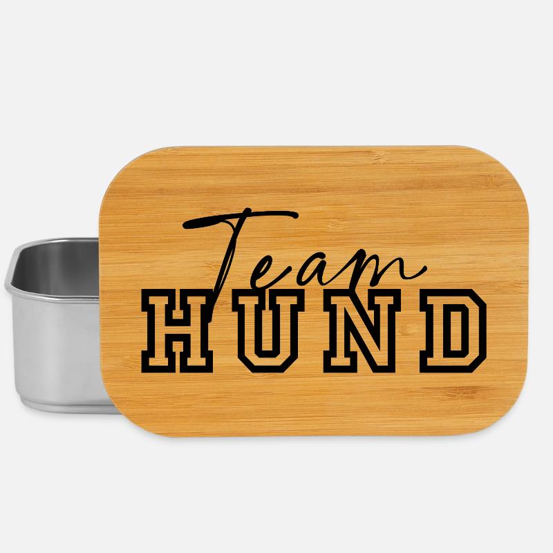 Team Hund - Lunch Box - Silber