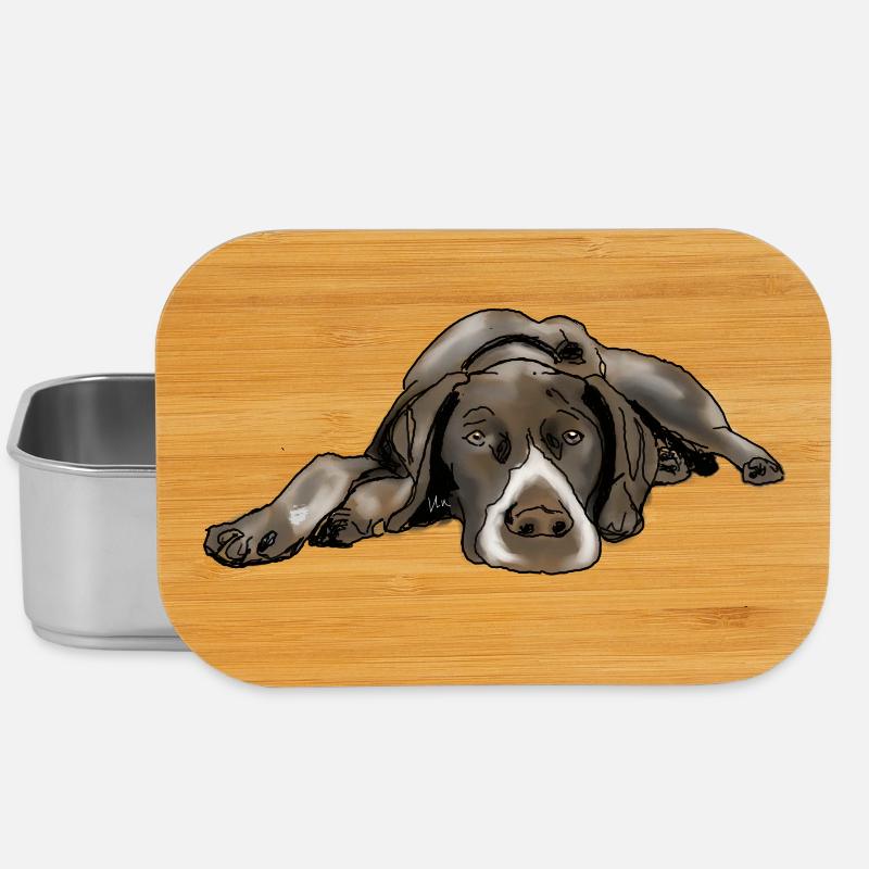 Pointer Deutsch Kurzhaar - Lunch Box - Silber