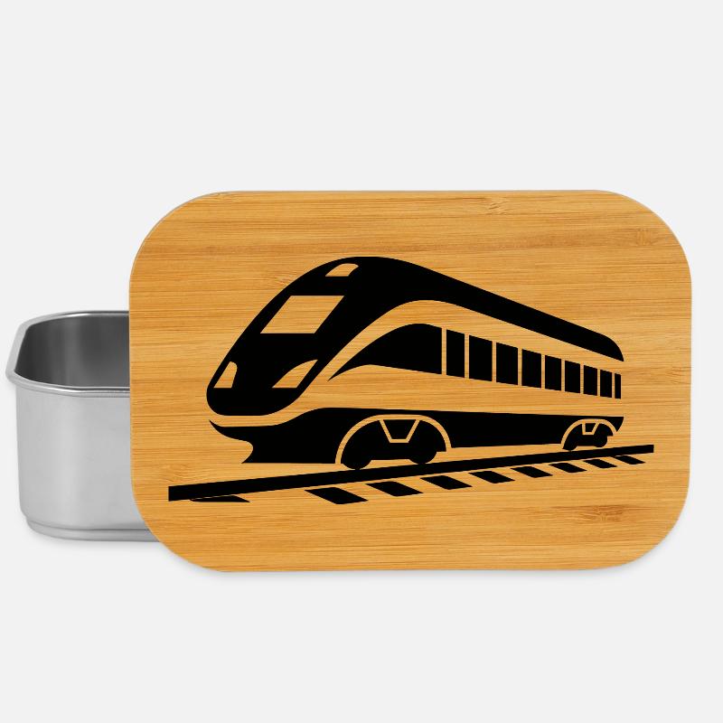 Eisenbahn - Lunch Box - Silber