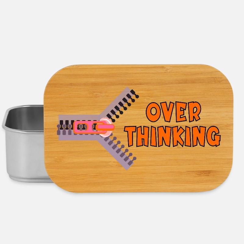 OVERTHINKING LIFE WISDOM - Lunch Box - silver