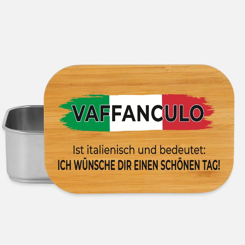 Vaffanculo – Ich wünsche dir einen schönen Tag - Lunch Box - Silber