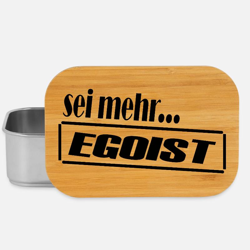 Egoist / Clear statement look - Lunch Box - silver