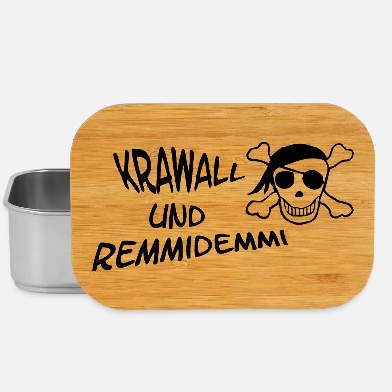 Krawall und Remmidemmi - Lunch Box - Silber