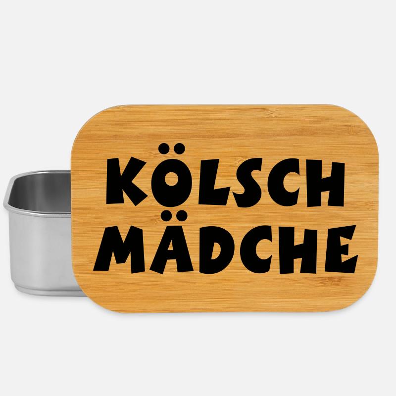 Kölsch Mädche - Ein Mädchen aus Köln - Lunch Box - Silber