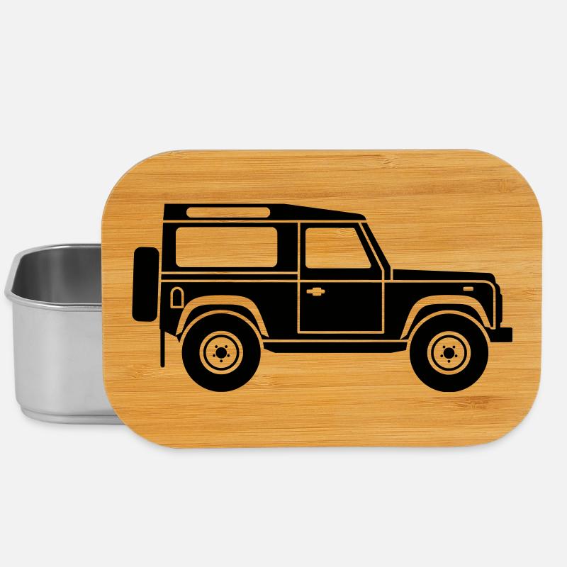 Defender D90 NEU - Lunch Box - Silber