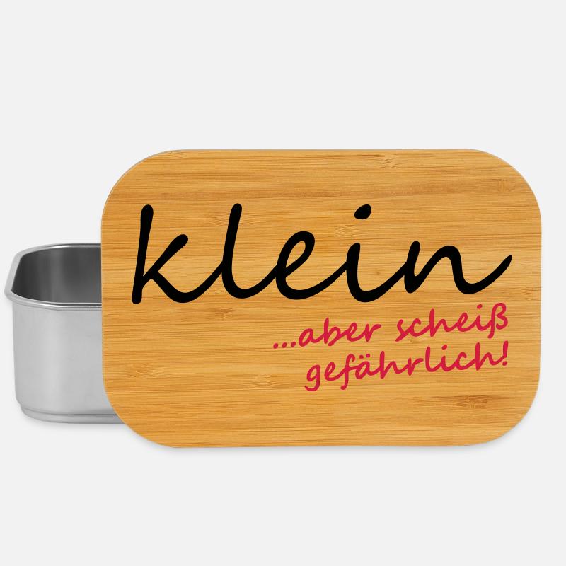 Klein aber scheiß gefährlich! - Lunch Box - Silber