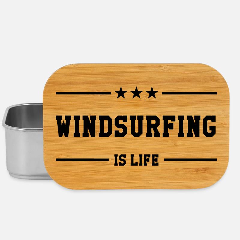 Windsurfen / Windsurfer / Windsurf / Windsurfing - Lunch Box - Silber