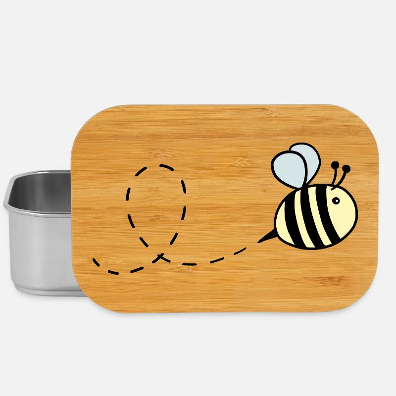 Hummel pastell fliegend - Lunch Box - Silber