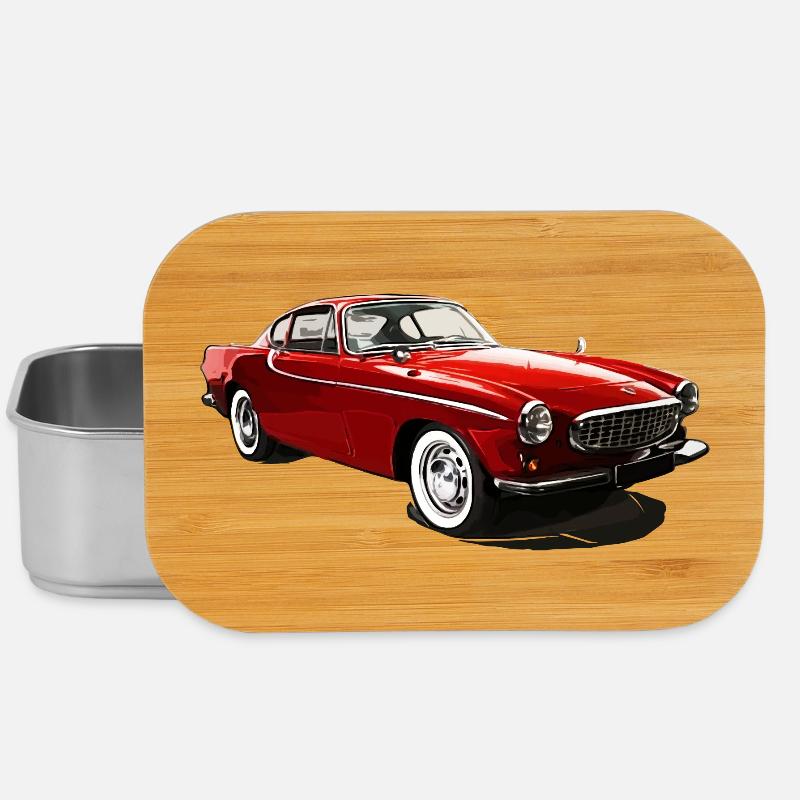Oldtimer P1800 - Lunch Box - Silber