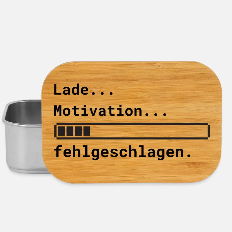 Lade Motivation - Lunch Box - Silber