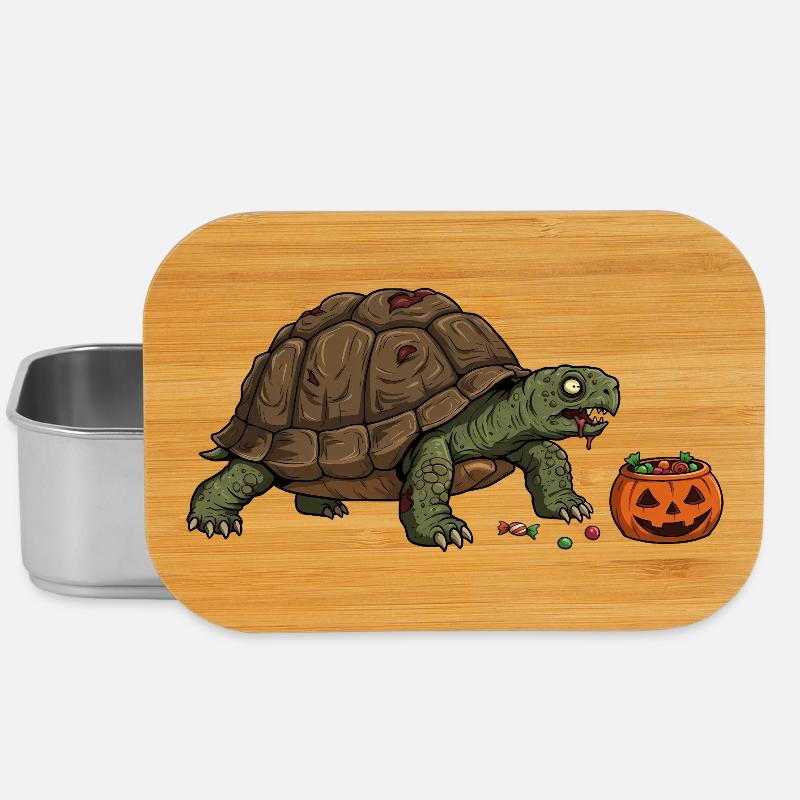 Tortue hantée Halloween Candy - Boîte à goûter - argent