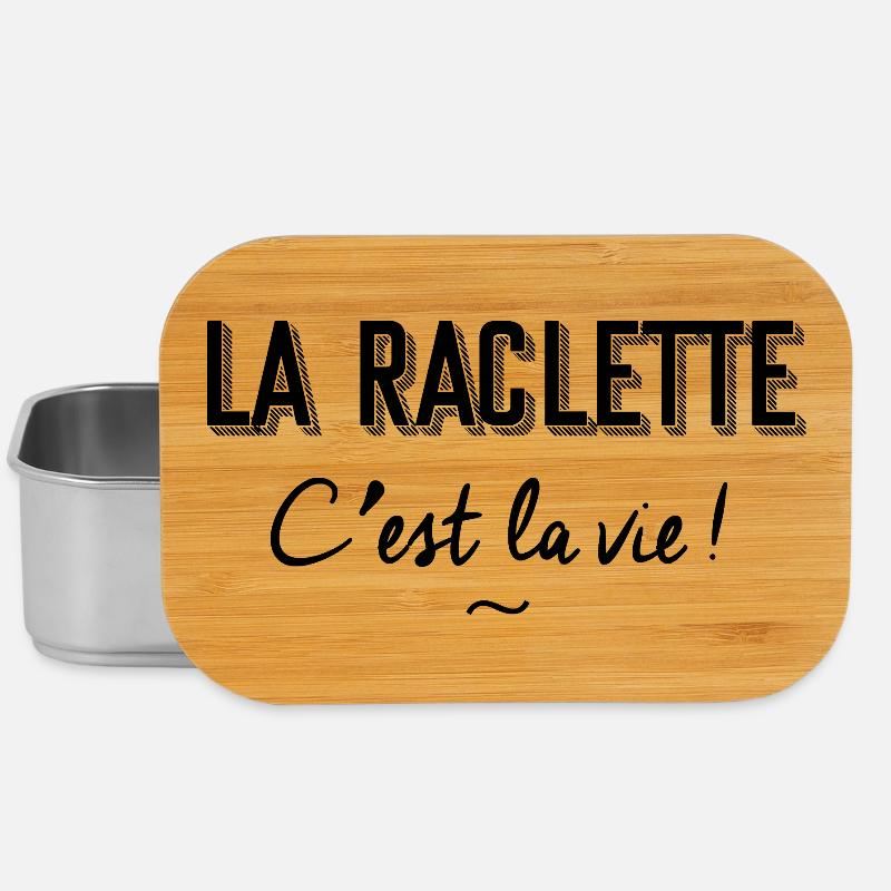 La raclette c'est la vie - Boîte à goûter - argent