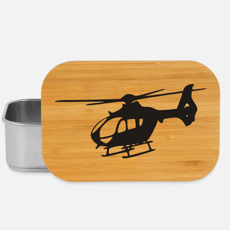 EC-135 Hubschrauber - Lunch Box - Silber