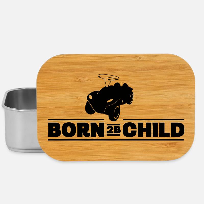 Born 2B Child - Bobbycar - Lunch Box - Silber