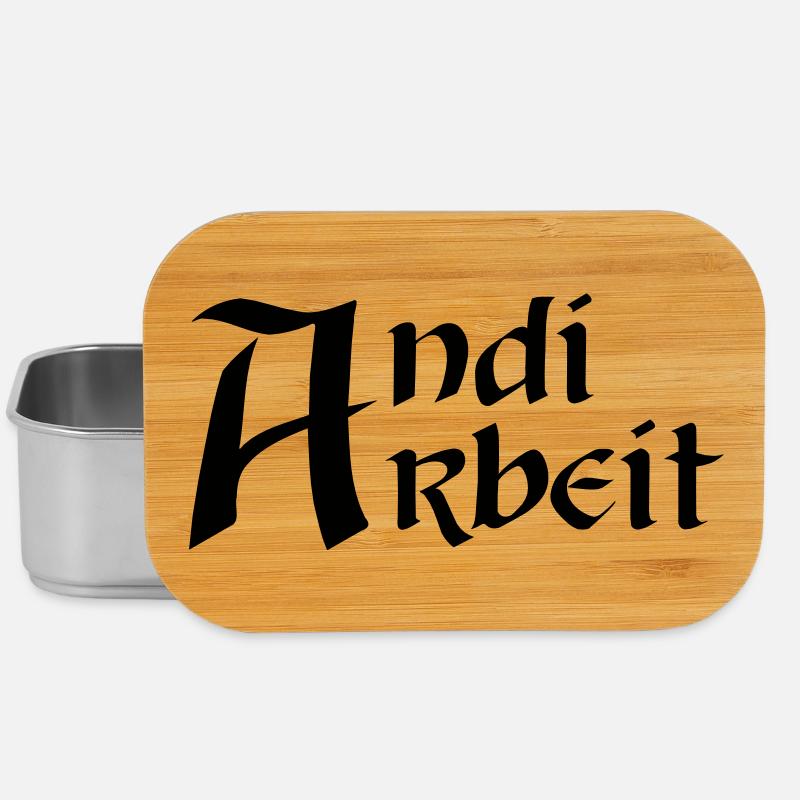 Andi Arbeit - Lunch Box - Silber