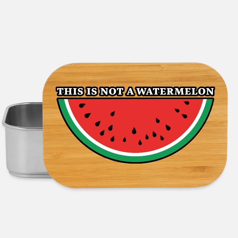 This Is Not A Watermelon - Lunch Box - silver
