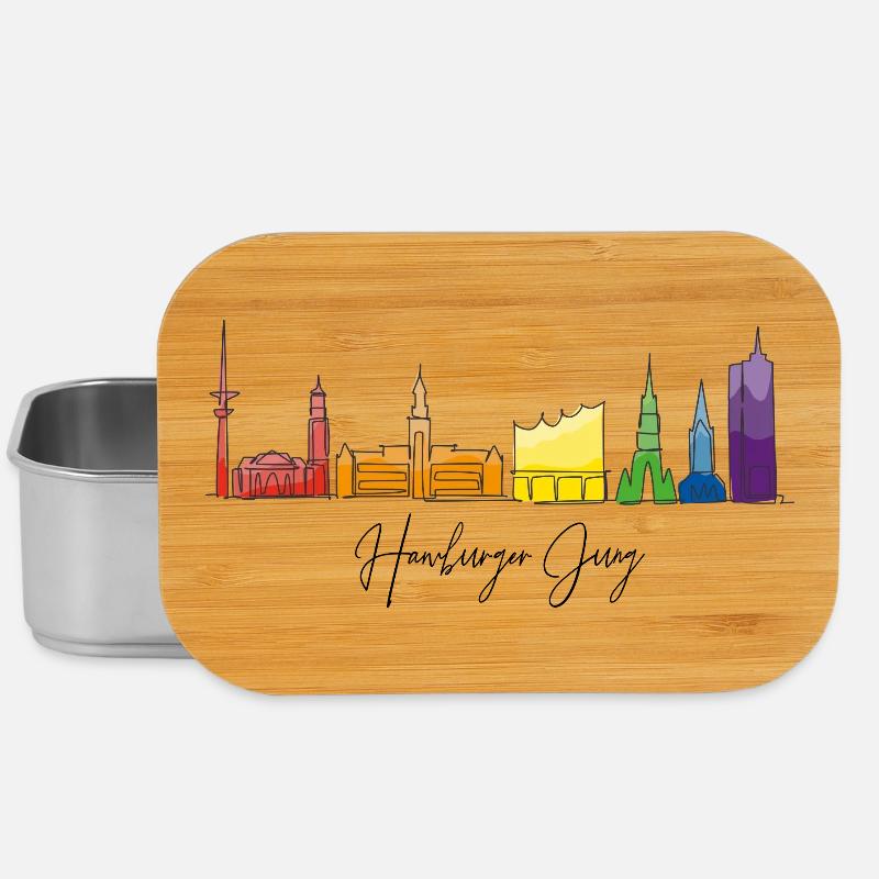Hamburger Jung - Lunch Box - Silber