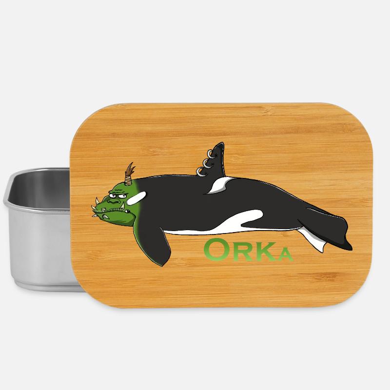 Humorous Orca - Lunch Box - silver