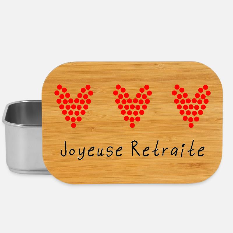 RETRAITE. RETRAITE. RETRAITEE. RETRAITE. - Boîte à goûter - argent
