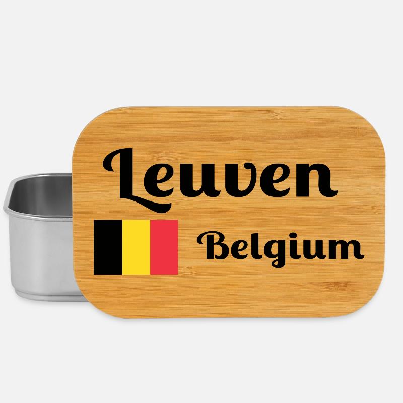 Louvain Belgique - Imprimés élégants - Boîte à goûter - argent