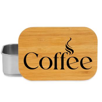 Coffee - Lunch Box - Silber - Vorne