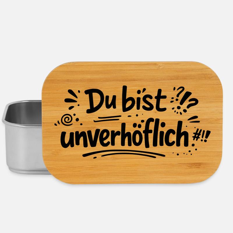 Unverhöflich - Lunch Box - Silber