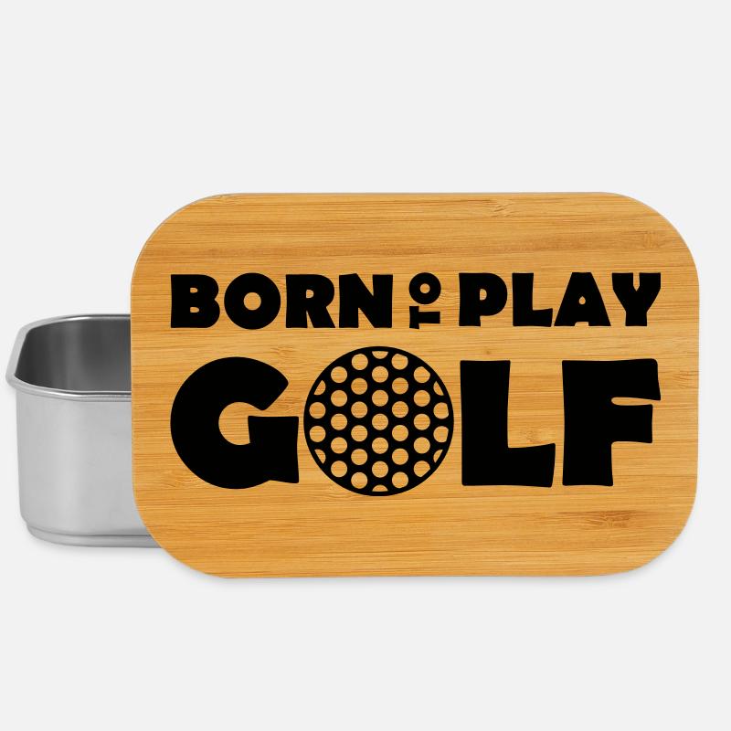 Born to play Golf - Lunch Box - Silber