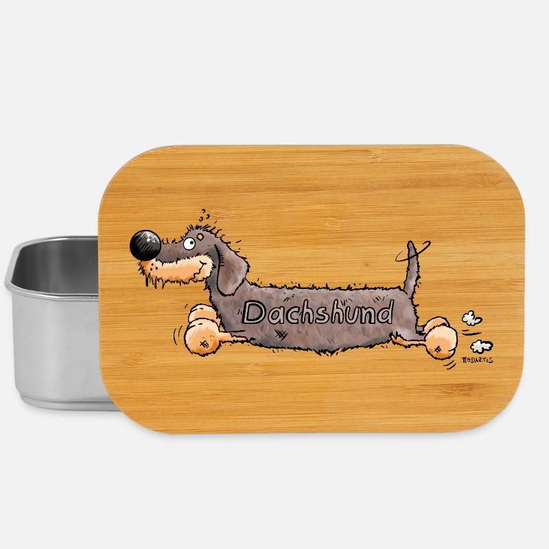Mignon Dachshund - Boîte à goûter - argent