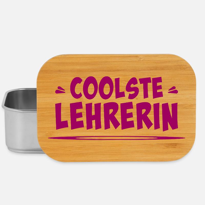 coolste lehrerin - Lunch Box - Silber