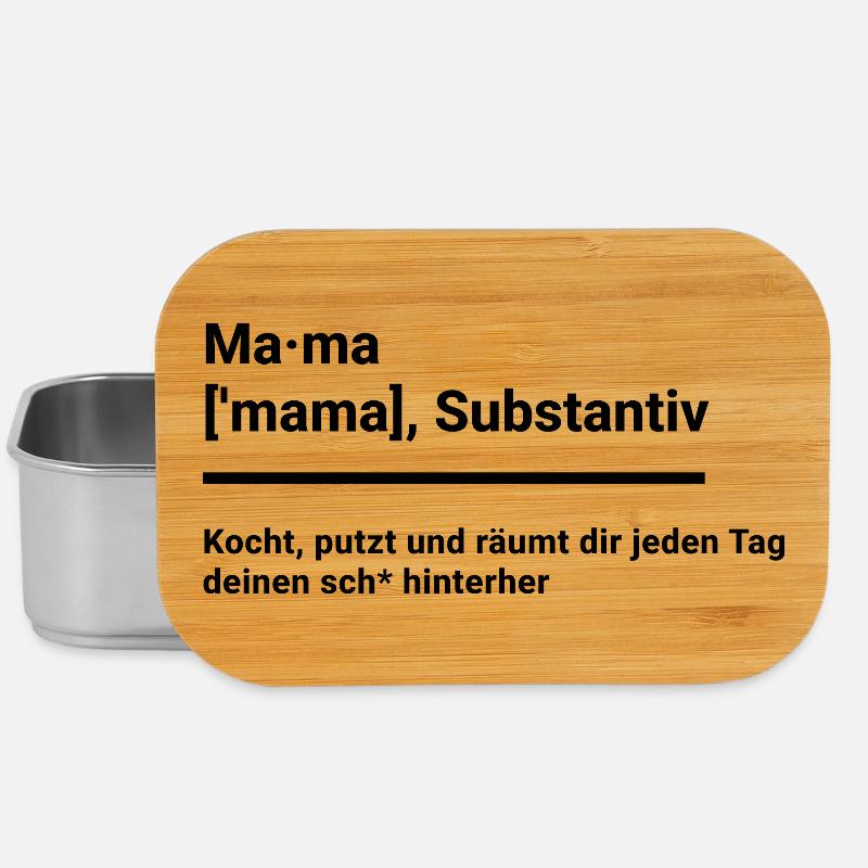 Cadeau Congé Parental Mère Maman Mère Simple - Boîte à goûter - argent