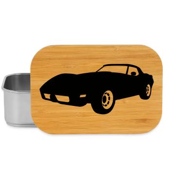 US Classic Car - Lunch Box - Silber - Vorne